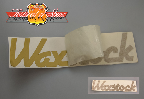 RECLAIMED - Waxstock 2013 vinyl car sticker