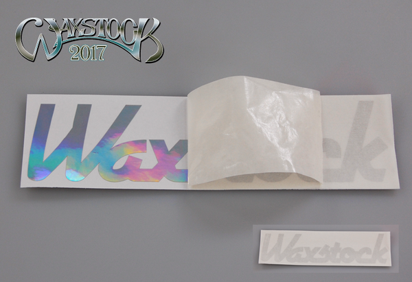 Waxstock 2017 vinyl car sticker